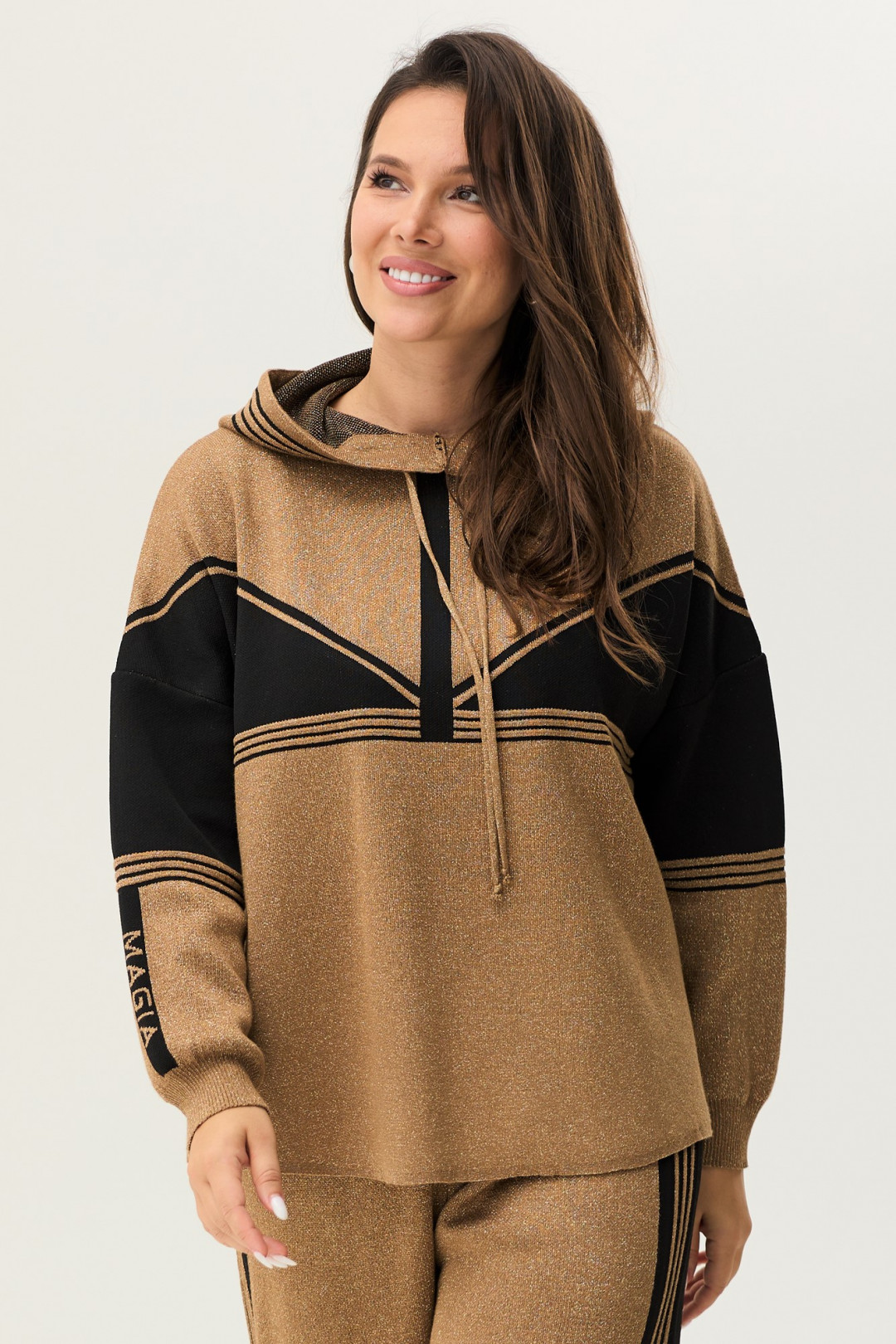 Костюм Магия Моды 2352 бронза+ черный - фото 5